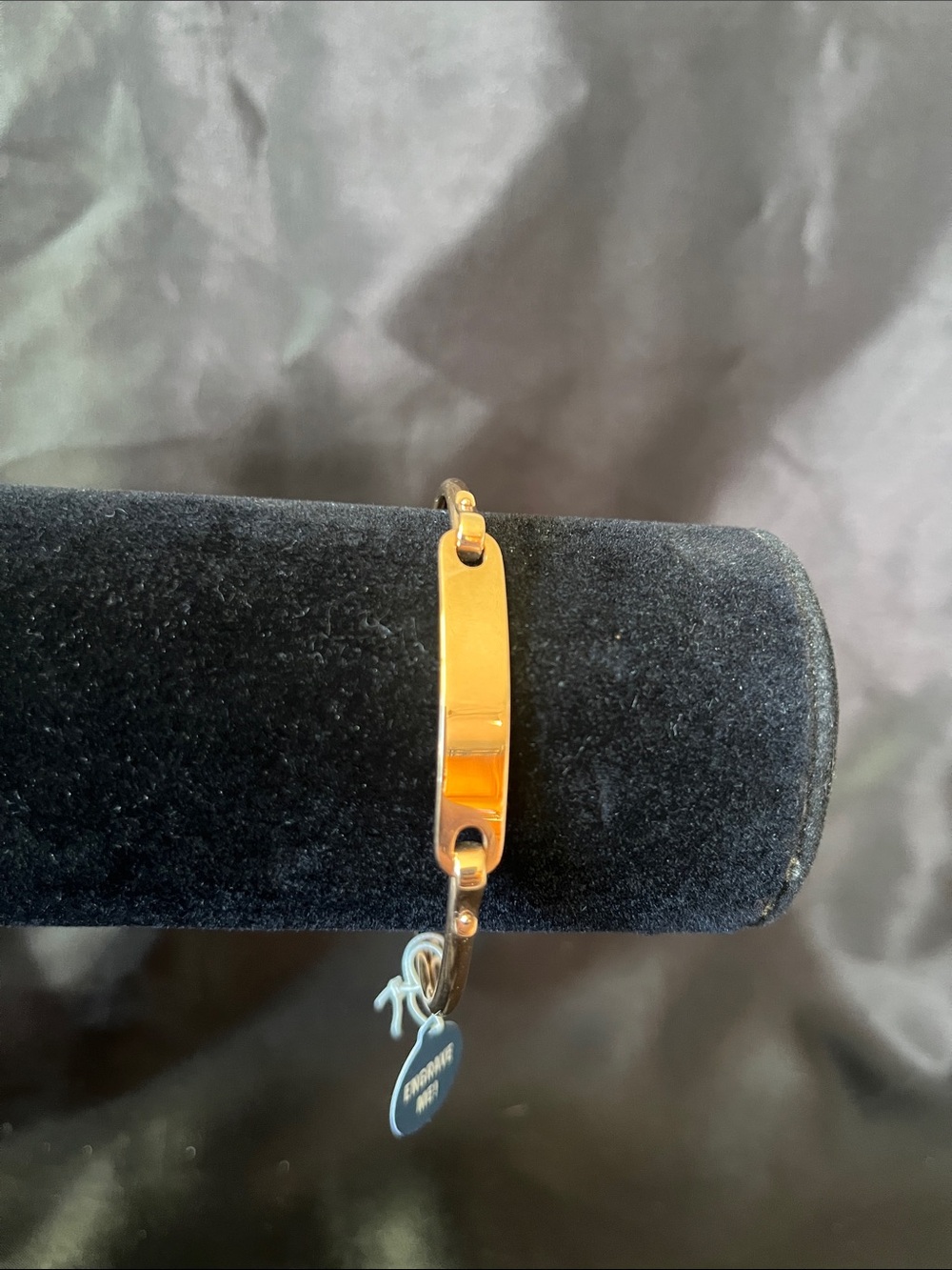 Fossil Rose Gold-Plated Stainless Steel Engravable Bracelet